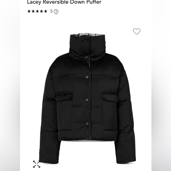 NWT All Saints Lacey Reversible Puffer - Picture 2 of 14